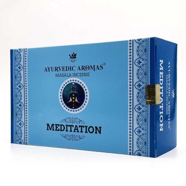 Ayurvedic Aromas Meditation Masala Incense, 15 gm, Pack of 12 - Image 4
