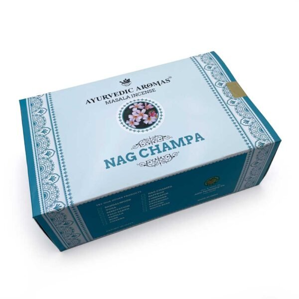Ayurvedic Aromas Nag Champa Masala Incense, 15 gm, Pack of 12