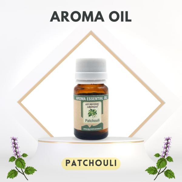Ayurvedic Aromas Patchouli Diffuser Aroma Oil 10ml