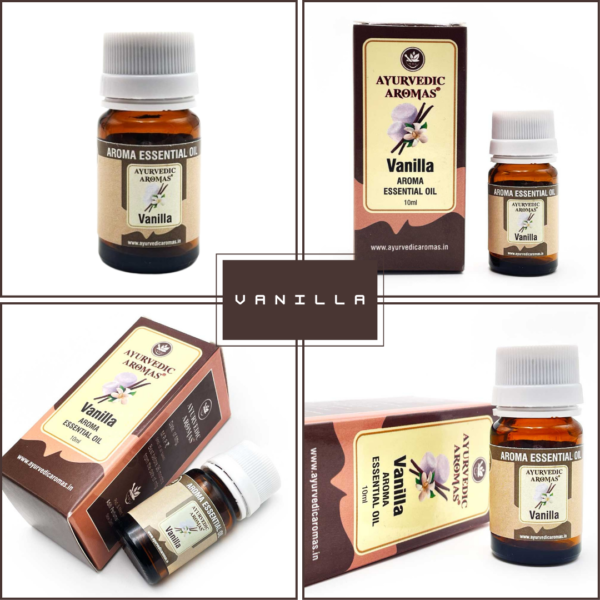 Ayurvedic Aromas Vanilla Diffuser Aroma Oil 10ml - Image 4