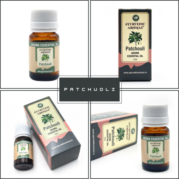 Ayurvedic Aromas Patchouli Diffuser Aroma Oil 10ml - Image 4